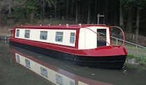 The Red Swallow canal boat